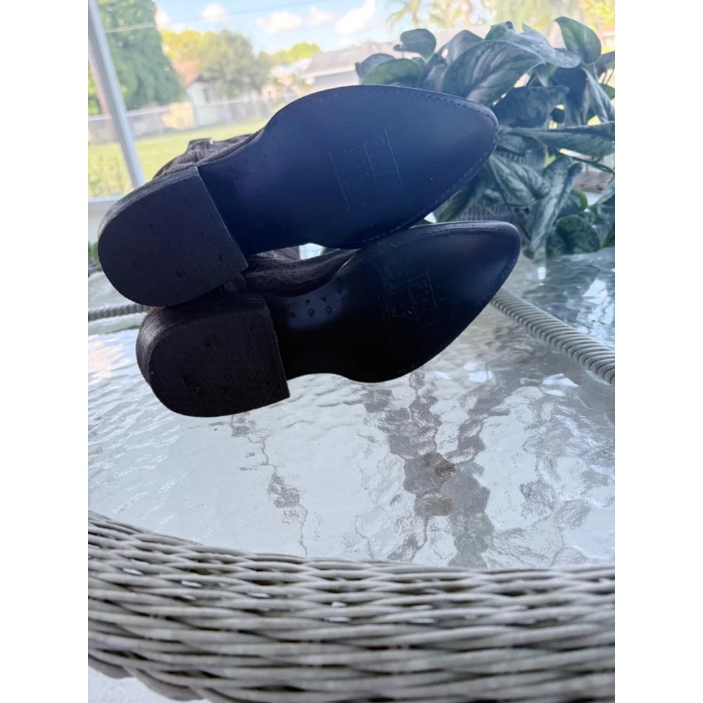 Frye NEW! Vintage Billy Suede Leather Embroidered Boots - Picture 3 of 8